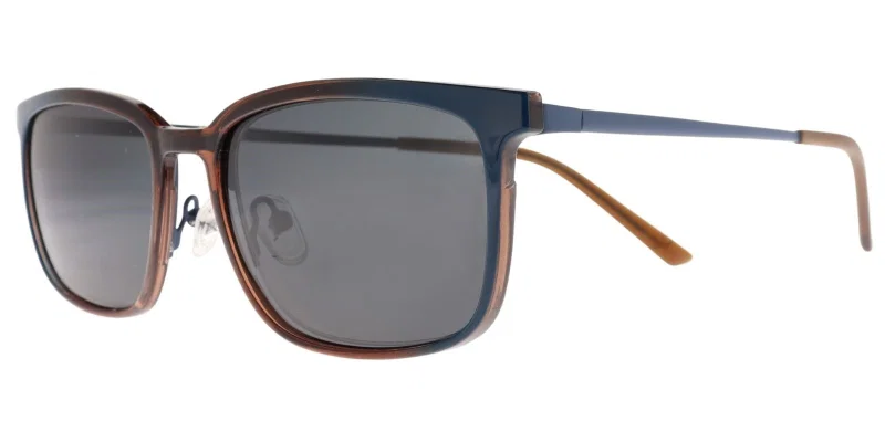 Rame YBM 5297 c2 Moonlight metalice clip-on, maro și albastru marin