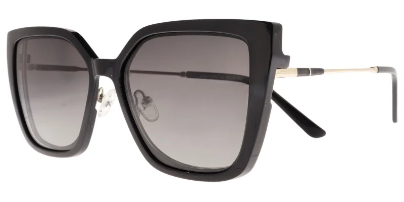Ramă metalică clip-on YBM 5298 c2 Moonlight, negru și auriu
