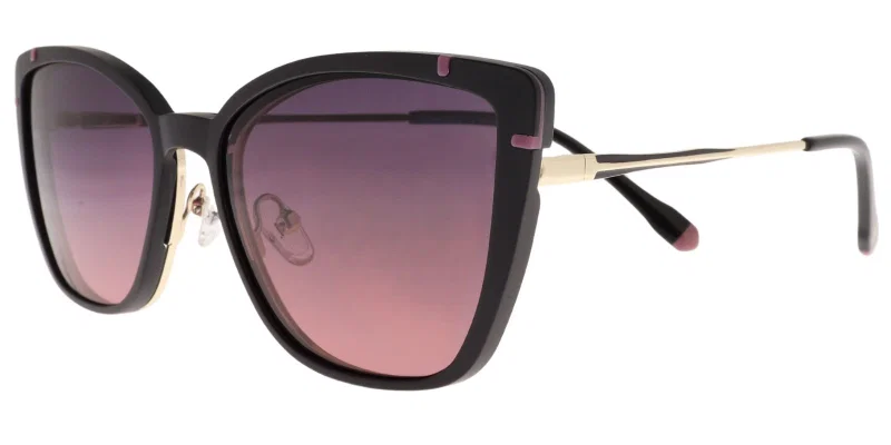 Rame TWM 5252 c3 Moonlight clip-on negre și aurii, vedere frontală