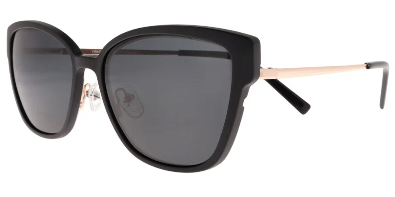 Ramă metalică YBM 5294 c1 Moonlight pentru femei, negru și auriu