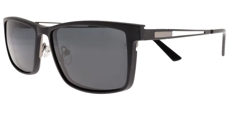 Ramă YBM 5299 c1 Moonlight metalică clip-on, negru și gri