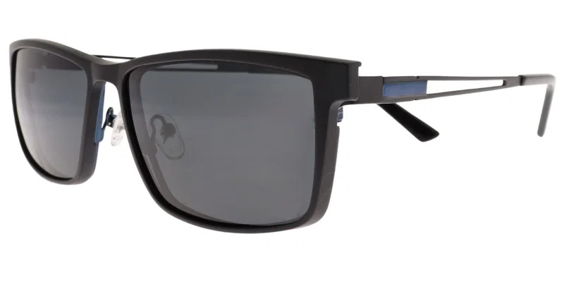 Ramă YBM 5299 c2 Moonlight metalică clip-on, negru și albastru