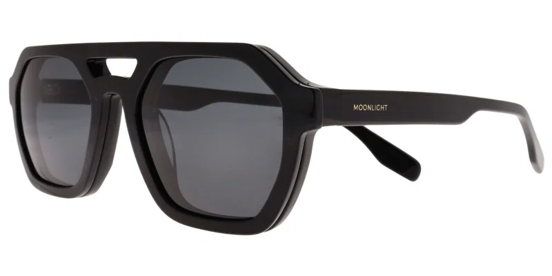 Rame clip-on GLM 6022 c2 Moonlight negre, vedere frontală