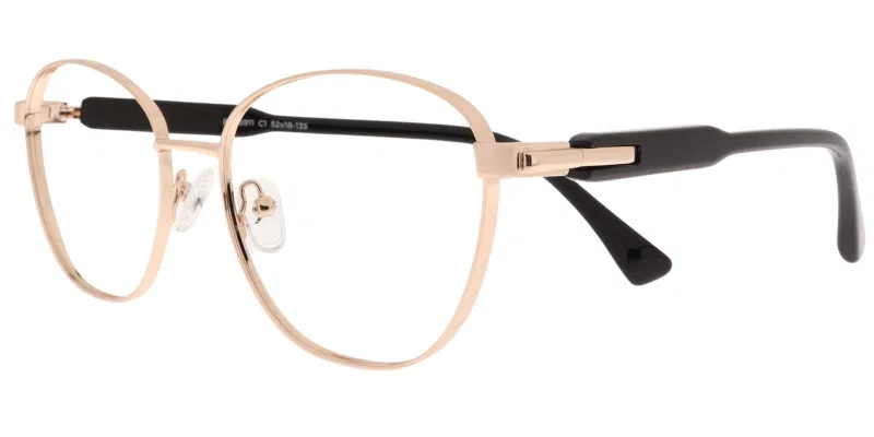 Ramă de ochelari RM 5911 c1 Moonlight negru și auriu, vedere frontală