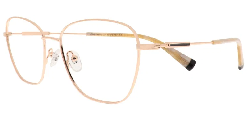 Rame de ochelari CHST 6391 c3 Sonata pentru femei, beige, negru și auriu
