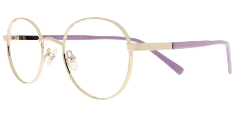 Ramă de ochelari TWST 5678 c3 Sonata în culorile auriu și violet