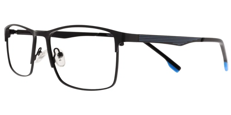 Ramă de ochelari TWP 5495 c1 Prime metalică, negru și albastru