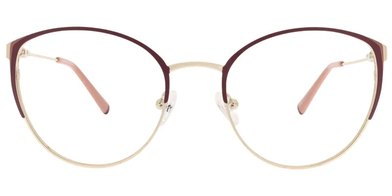 Model GLM 6032 c3 Moonlight pentru femei, ramă de ochelari metalică clip-on