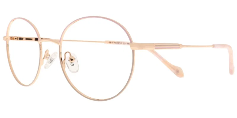 Ramă de ochelari pentru copii JB XS 6656 c3 Success, metalică, beige gold rose