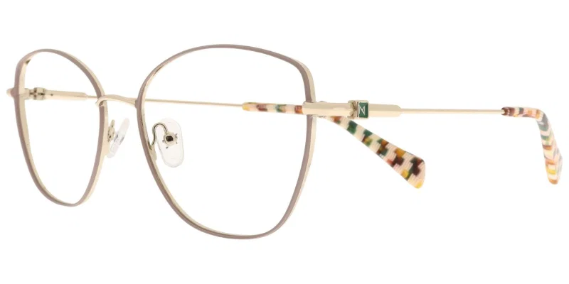 Ramă de ochelari JSM 6049 c2 Moonlight în nuanțe beige, auriu și verde