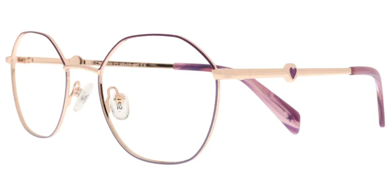Rame de ochelari pentru copii HH CYS 6659 c1 Success, auriu și violet
