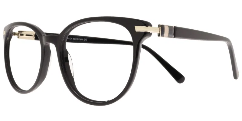 Ramă de ochelari pentru femei MTM 6030 c1 Moonlight în culorile bej, negru și auriu