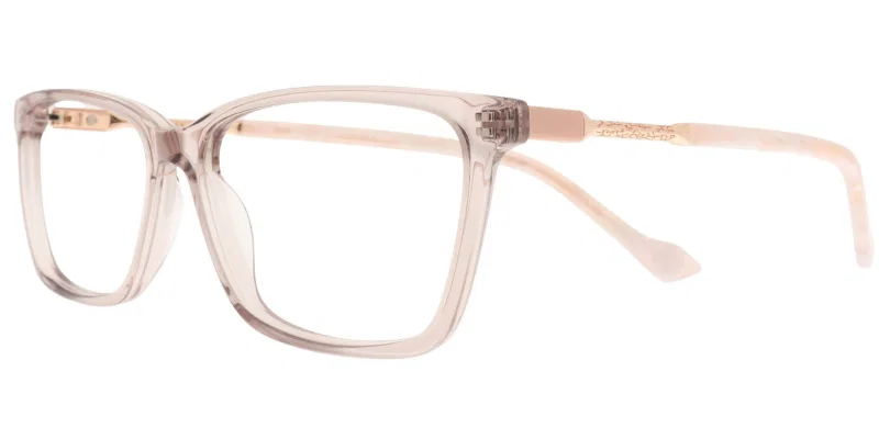 Ramă de ochelari TWM 6038 c1 Moonlight în nuanțe aurii, transparente și roz