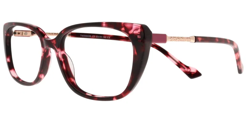 Ramă de ochelari TWM 6039 c2 Moonlight pentru femei, auriu și violet