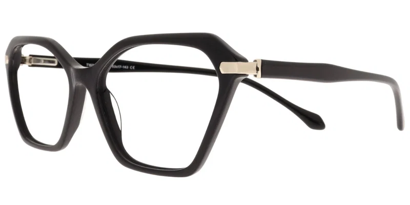 Rame de ochelari TWM 6060 c1 Moonlight negre și aurii, vedere frontală