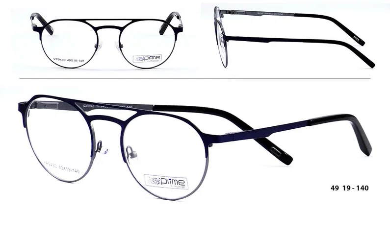 Ramă de ochelari YP 9430 c2 Prime bleumarin și argintiu, vedere frontală
