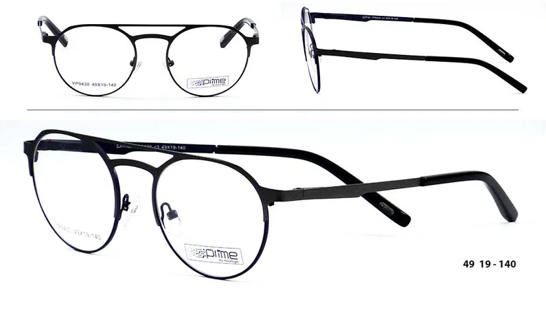 YP 9430 c3 Prime, ramă metalică pentru bărbați, gunmetal și albastru navy