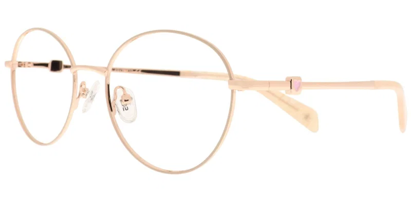 Rame de vedere copii HS CYS 6625 c2 Success în beige, auriu și roz