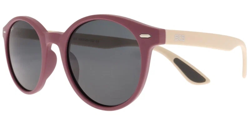 Ochelari de soare pentru copii OKS 6655 C1 Success, ramă beige și violet