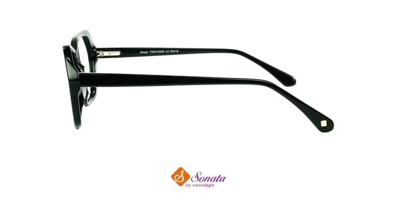 Rame de ochelari negre Sonata, model TWST 2655