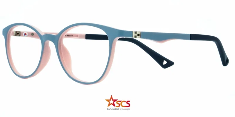 Ramă de ochelari pentru copii CW XS 3114 c1 Success în albastru și roz