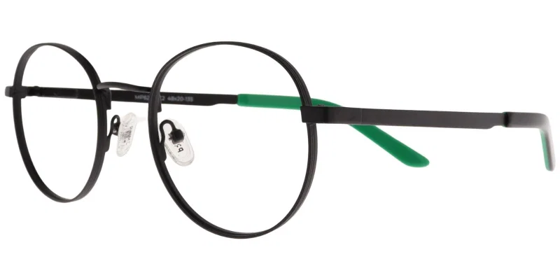 Rama de ochelari MP 6225 c2 Prime, model metalic pentru bărbați, negru și verde
