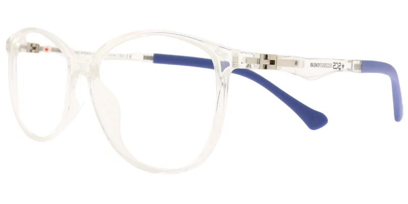Ramă de ochelari pentru copii IH XS 6646 c1 Success albastru transparent alb