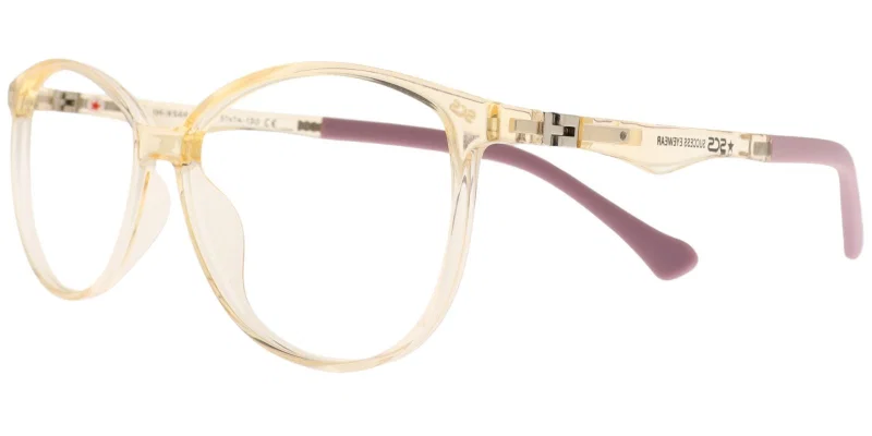 Ramă de ochelari pentru copii IH XS 6646 c3 Success în culori orange, transparent și violet