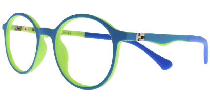 Rama de ochelari pentru copii EH XS 6668 c2 Success, albastru și verde