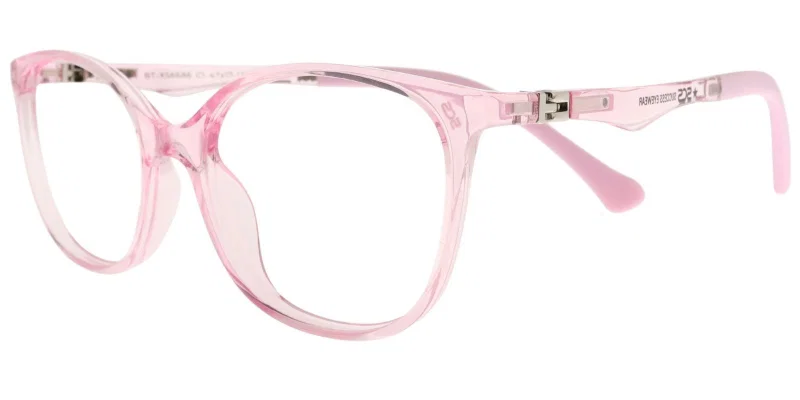 Ramă de ochelari pentru copii BT XS 6686 c1 Success, transparent și roz