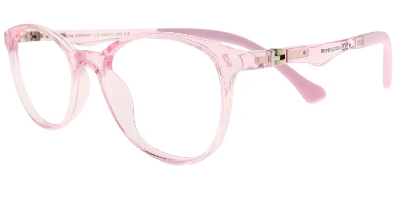 Ramă de ochelari pentru copii CW XS 6687 c3 Success, transparent și roz