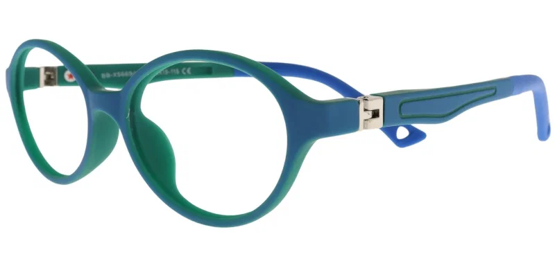 Ramă de ochelari copii BB XS 6694 c6 Success albastru verde