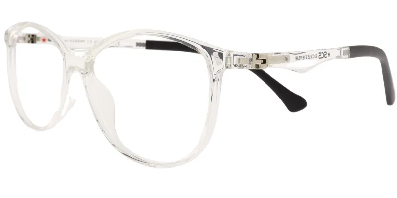 Ramă de ochelari pentru copii IH XS 6699 c3 Success, negru, transparent și alb