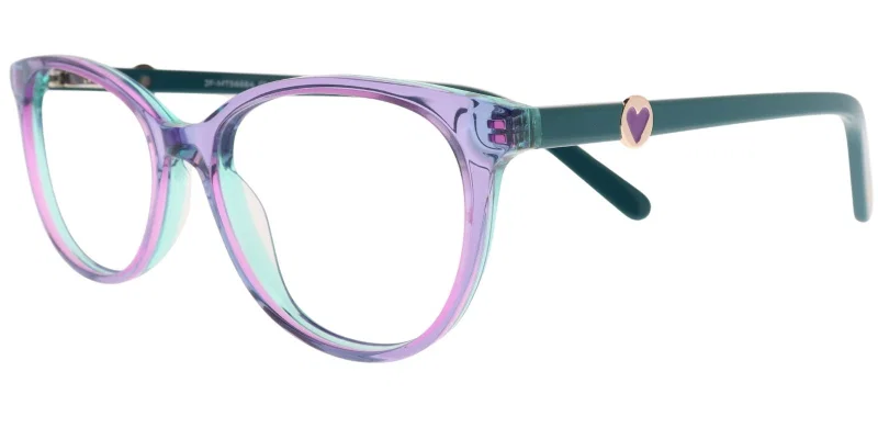 Ramă ochelari copii JF MTS 6664 c1 Success verde transparent violet