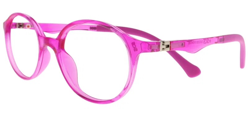 Rame de ochelari pentru copii CZ XS 6701 c6 Success transparent și rose, vedere frontală