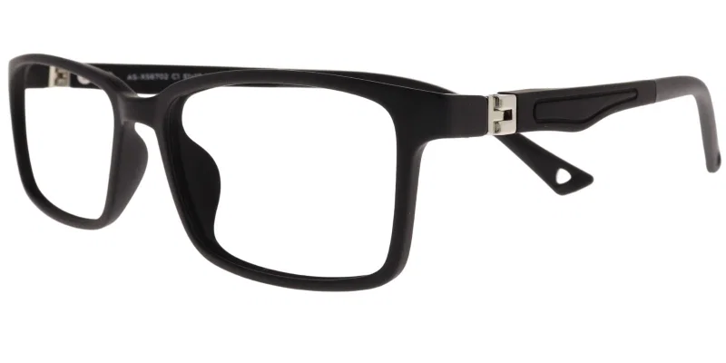 Rame de ochelari copii AS XS 6702 c1 Success negre, vedere frontală