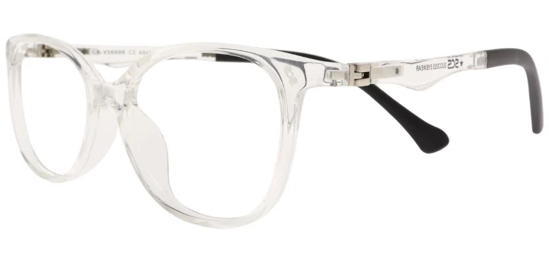 Ramă de ochelari copii GB XS 6688 c2 Success, culoare negru, transparent și alb
