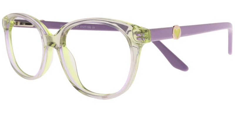 Ramă de ochelari copii JG MTS 6665 c1 Success verde transparent violet
