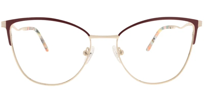 Rama metalică de ochelari pentru femei YBM 6065 c3 Moonlight, vedere laterală