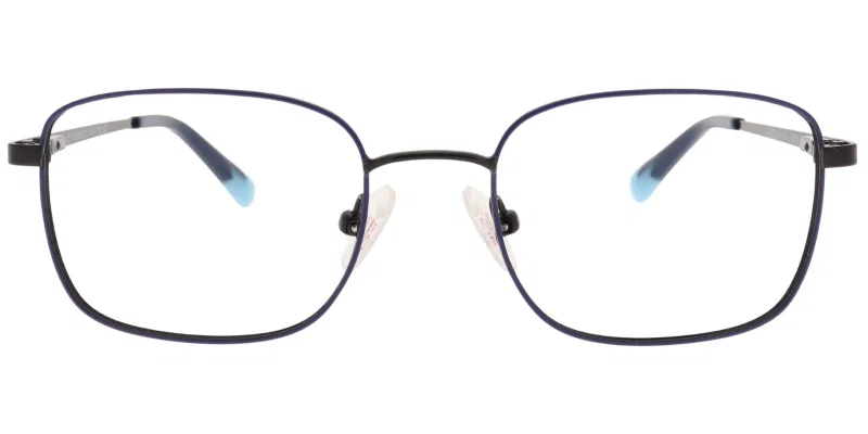 Ramă de ochelari pentru copii IZF YBS 6636 c3 în negru albastru și bleumarin