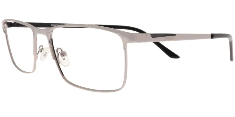 JSP 6251 c1 Prime, ramă metalică full rim pentru bărbați, negru și gunmetal