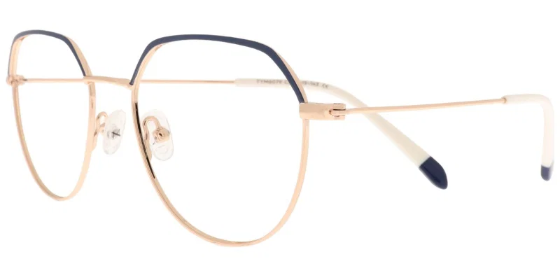 Ramă de ochelari pentru femei TYM 6079 c2 Moonlight alb albastru auriu
