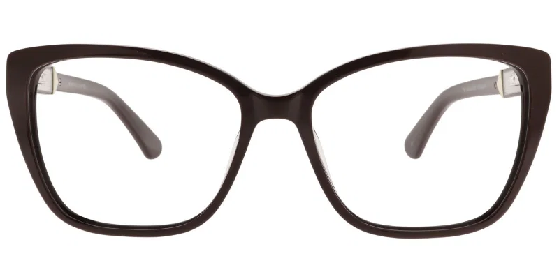 Ramă de ochelari BLM 6052 c2 Moonlight, detaliu montură maro și auriu
