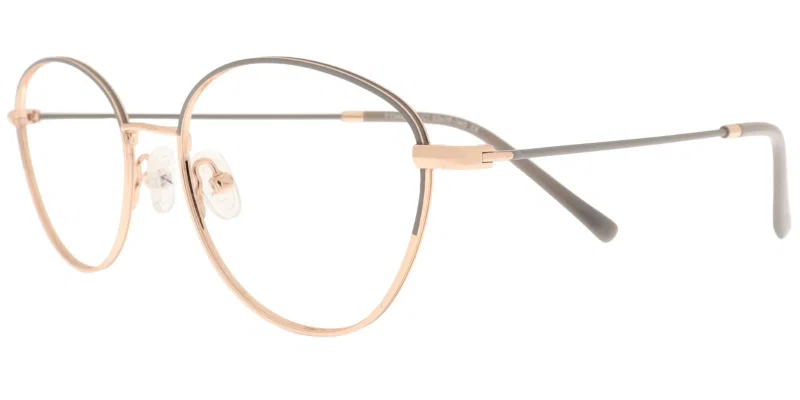 Ramă de ochelari TYM 6077 c1 Moonlight pentru femei, auriu-gri