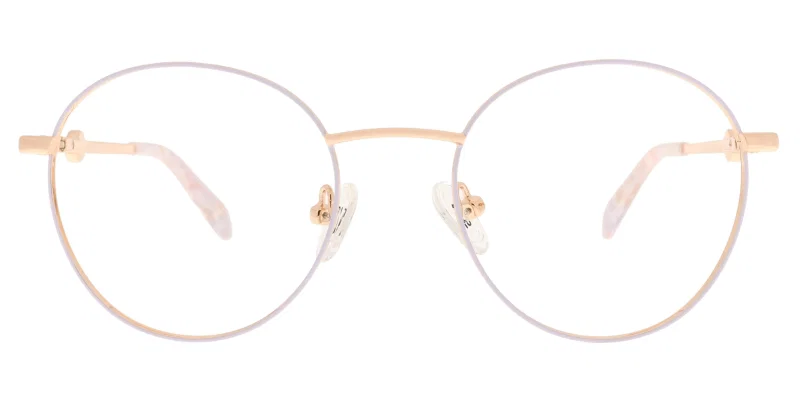 Ramă metalică full rim pentru copii HGA CYS 6677 c2 Success, culoare rose și violet