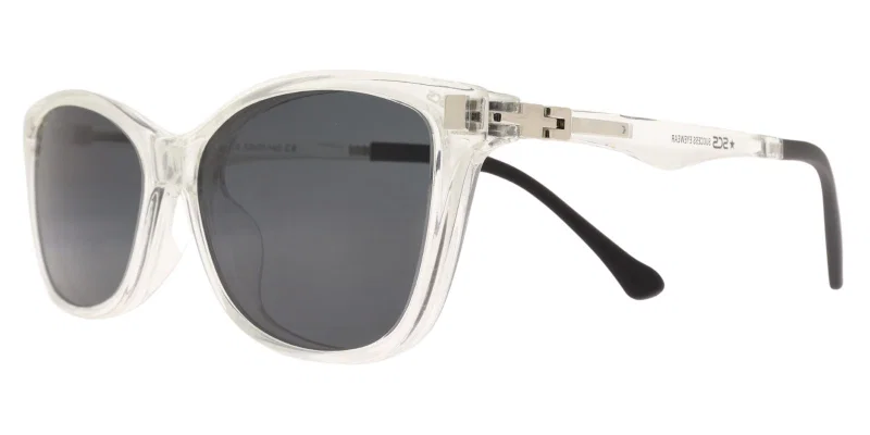Ramă clip-on pentru copii GLN XS 6731 c2 Success, transparent și alb