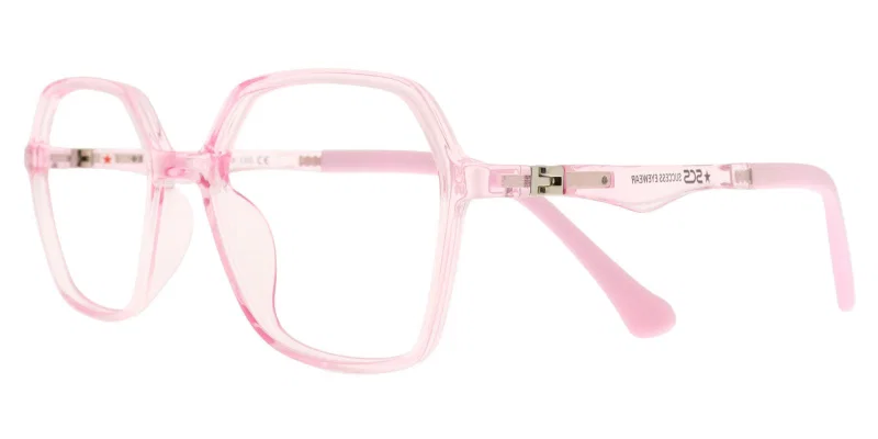 JR XS 6714 c3 Success rame ochelari copii roz și transparente