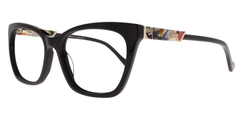 Ramă de ochelari TWM 6041 c1 Moonlight, negru și auriu, vedere frontală