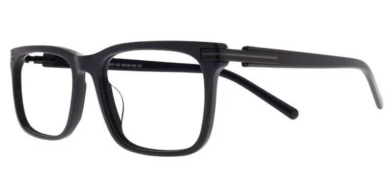 Rame de vedere TWM 6071 c2 Moonlight, negru și albastru navy, vedere frontală