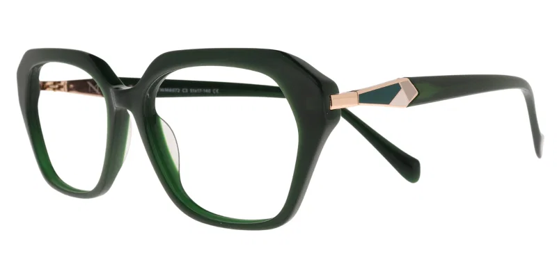 Ramă de ochelari TWM 6072 c3 Moonlight în nuanțe auriu și verde
